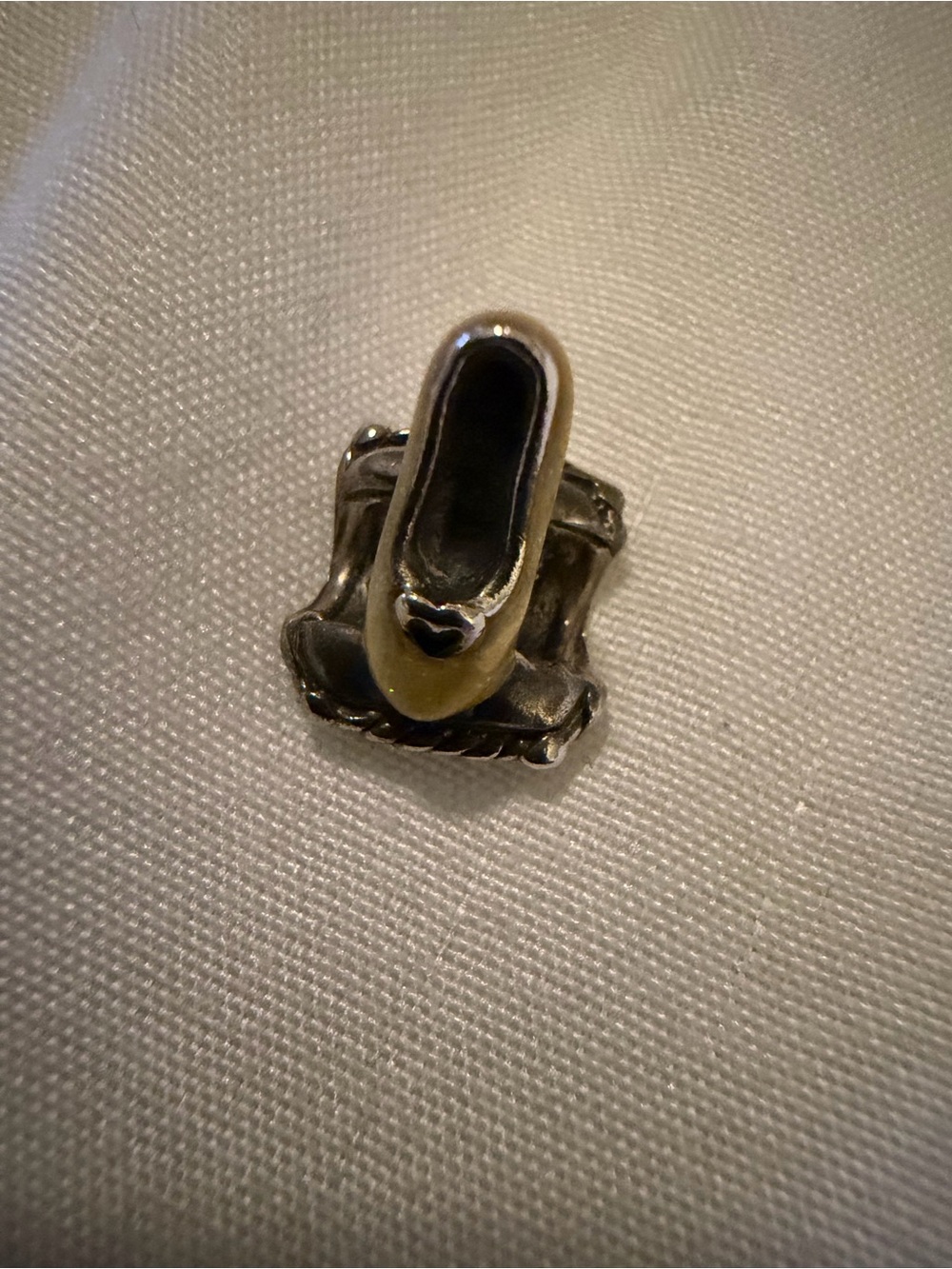 Pandora Disney Sterling Silver Cinderella’s Slipper on Pillow Charm